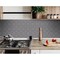 Homeroots 4 x 4 in. Tulipa Gray & White Peel & Stick Removable Tiles 399895 - alternate 1